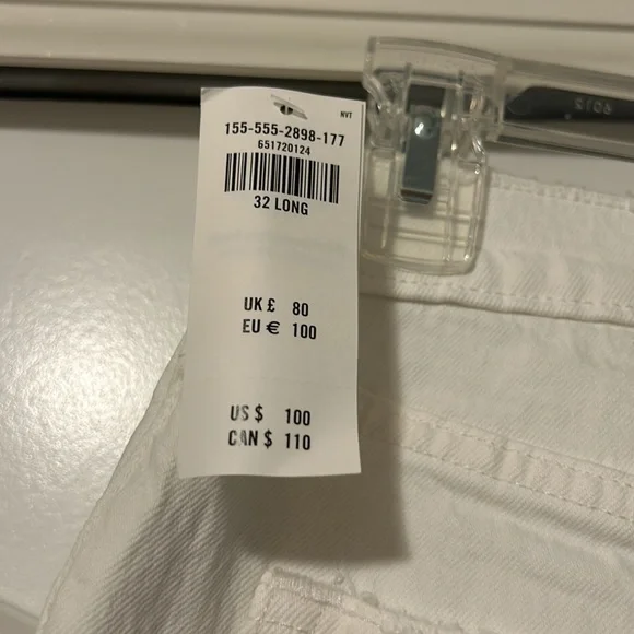 NWT Abercrombie 90’s Straight Ultra High Rise Jeans - Size 14L/32L - Picture 5 of 7